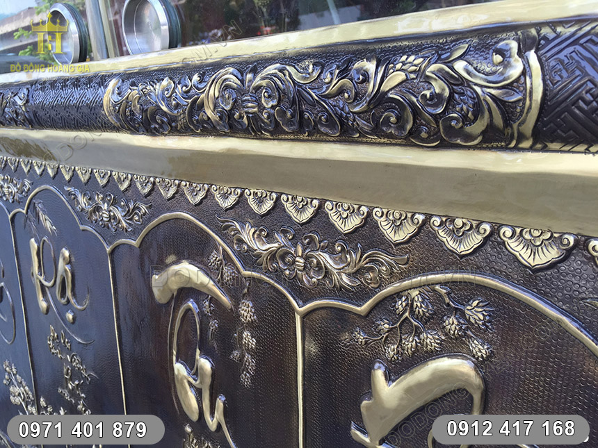 tranh tứ qu&yacute; chữ thư ph&aacute;p
